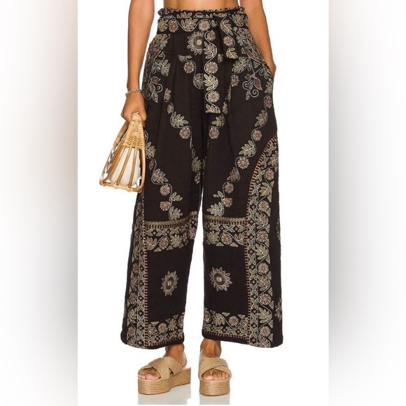 Free People Pants - - Free people samara pant in black combo size M